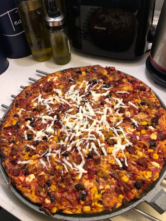 Pizza severmisiniz? Güzel yapmışmıyım?