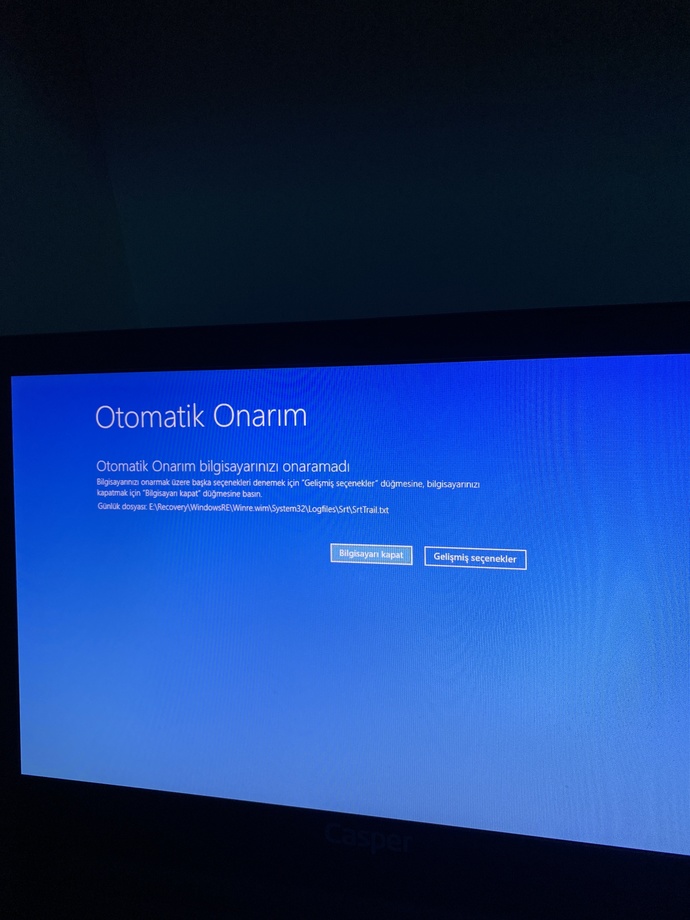 Pc mi açmaya çalışıyorum açılmıyor?