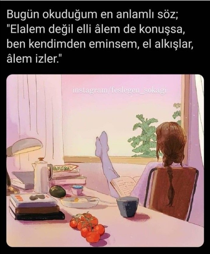 Kendini güvenen insan özgürdür.
