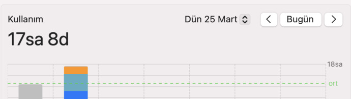 Ekran süren kaç saat?