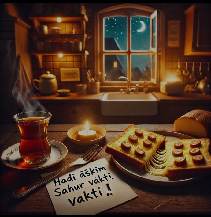 Sahurda sucuklu tost yapacak, sonra beni Hadi aşkım sahur vakti! diye uyandıracak bir sevgili nereden bulunur?