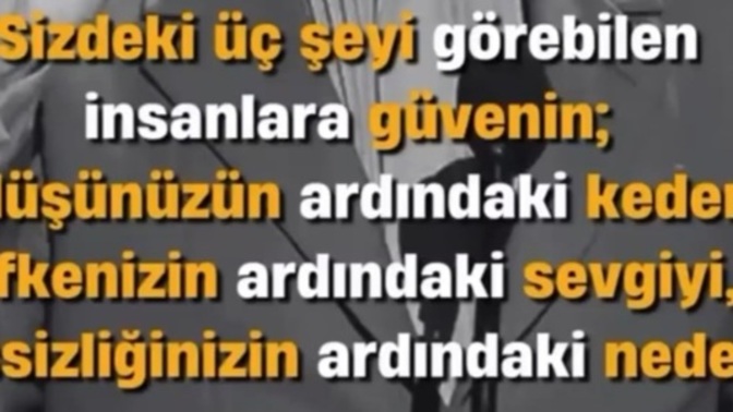 Ne dersiniz hayatımızdaki insanlar bizi gerçekten görüyor mu sizce?