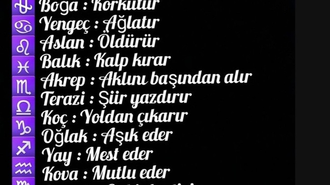 Burcuna göre bir bakışınla ne yaparsın?