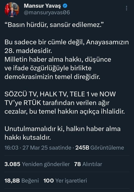 Ulke cok agir bir diktatörluk rejimine girdi. haksiz miyim?