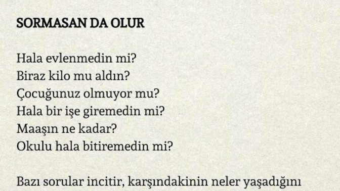 Akrabada en çok hangi sorular soruluyo size?