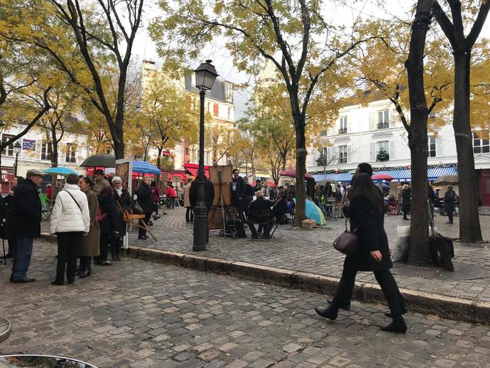 Montmartre Meydanı/Paris