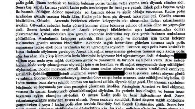 O Çok Sevdiğiniz İktidar Yanlısı Polisler Eylemci Bir Kadını Taciz Etmiş Bunu Mu İstiyorsunuz?