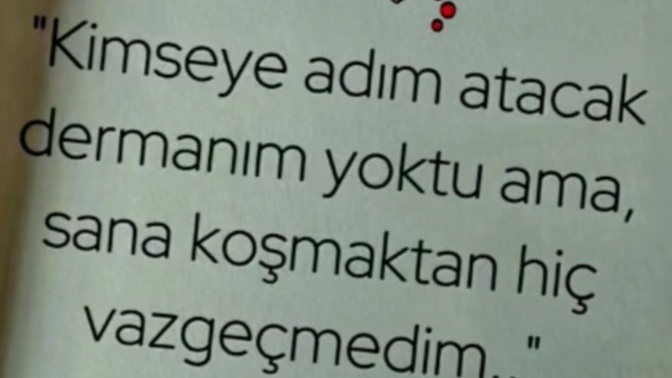 Diyebildiğiniz biri var mı ya da oldu mu hiç?