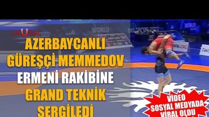 Azeri güreşçi Ermeniyi rezil rüsva etti?