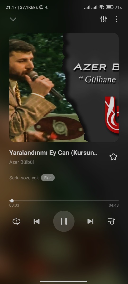 Ee hani müziğim?