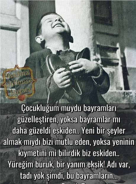 Bayram geldi her bayram olduğu siz de o eksik kalan şeyler nelerdir?