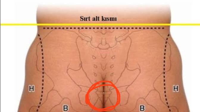 Daha once yasayan var mi kuyruk sokumumda bir sey var?