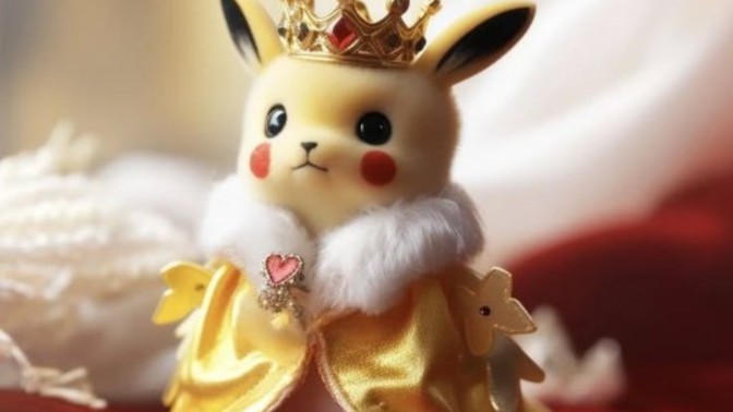 Lütfen kraliçe Pikachu yu selamlar mısınız?