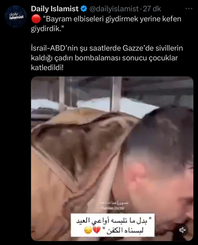 Ramazan Bayramında İsrail Filistinli sivilleri öldürdü. Ne düşünüyorsunuz?