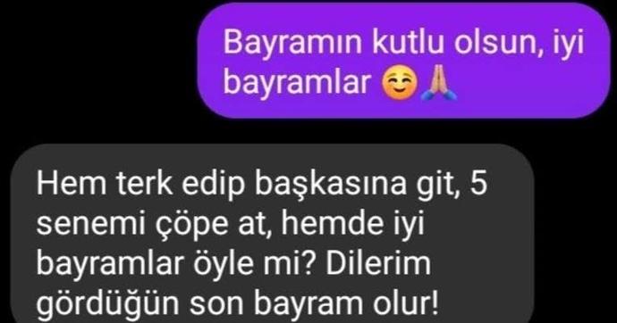 Bayram bahanesi ile eski sevgiliye mesaj atılır mı?