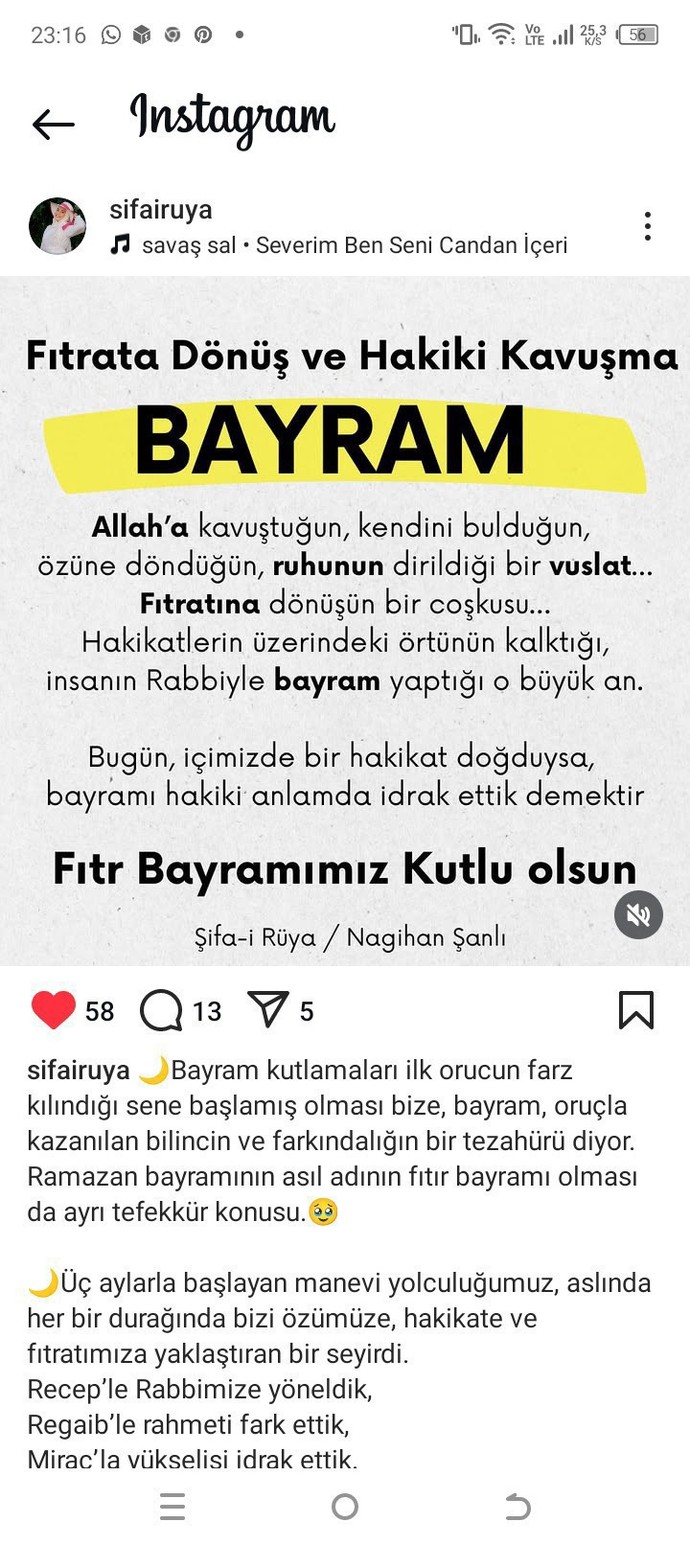 Herkese hayırlı bayramlar nasılsınız?