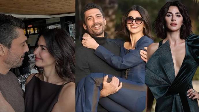 Nesrin Cavadzade ile Pamir Pekinden mutluluk pozu! Sende durumlar nasıl?