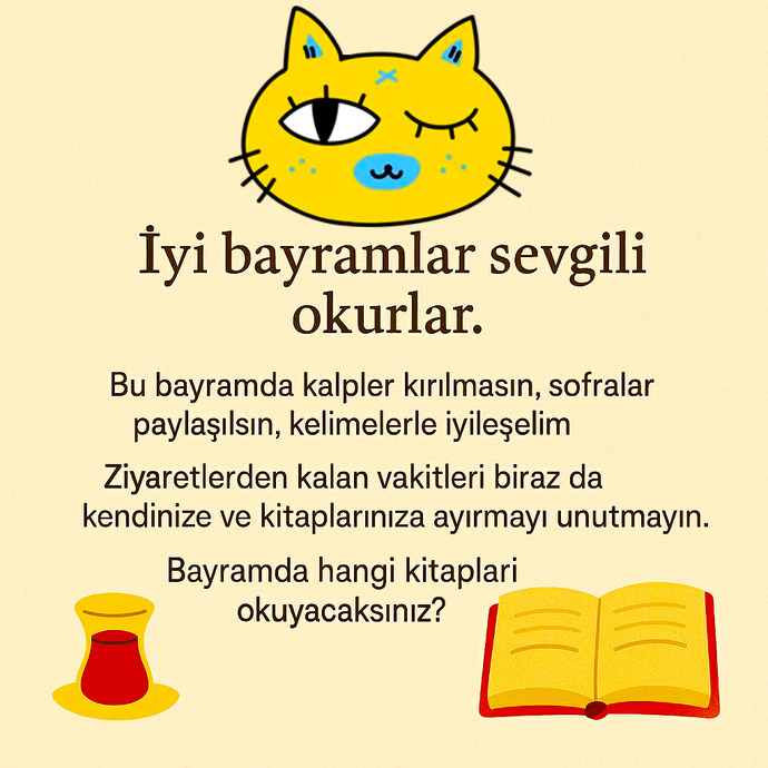 Bayramda hangi kitabı okuyacaksınız?
