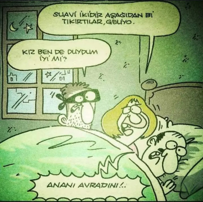 Gece evden tıkırtı gelse korkar mısınız?