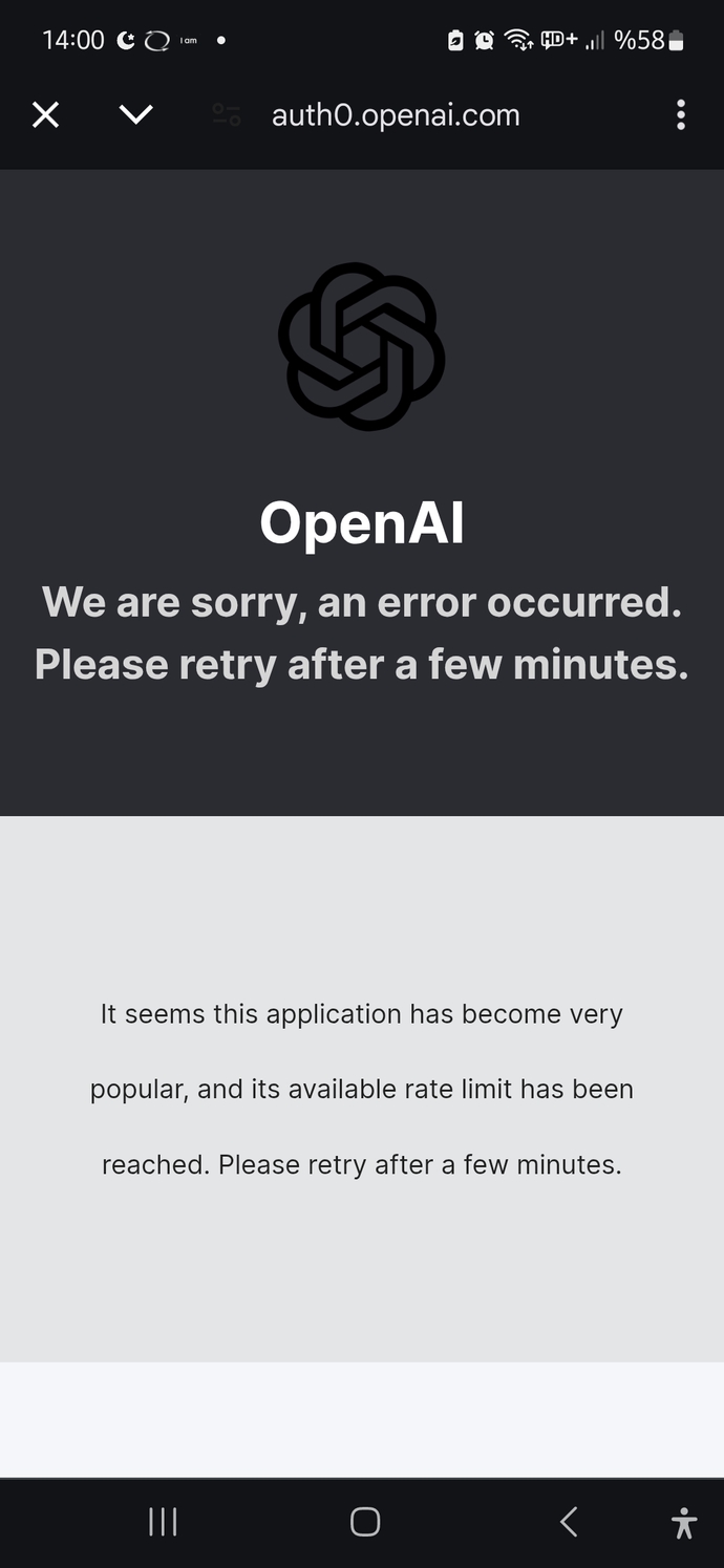 Chatgpt çöktü mü?