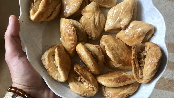 Kendi icadım midye baklava 😀 nasıl görünüyor?