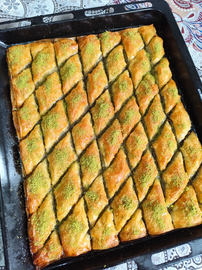 Yaptığım el yapımı baklava nasıl olmuş?