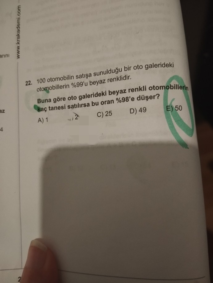 Bu sorunun cevabını en kolay yoldan anlatır mısınız çünkü hiçbir şey anlamadım?