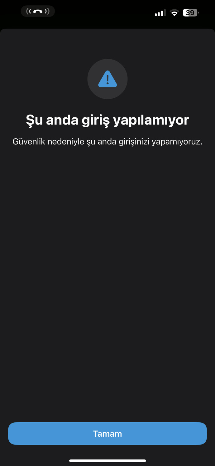 Wp giriş yapmak istiyorum neden bu hatayı veriyor?