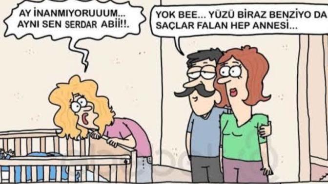 Annene mi benziyorsun babana mı hangisine benzetirler?
