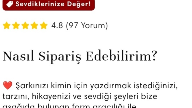 Kişiye özel şarkı yaptırır mıydınız?