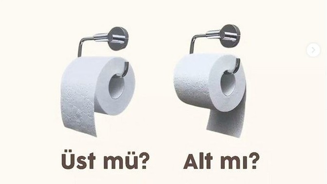 Tuvalet kağıdını yerine nasıl takarsınız?