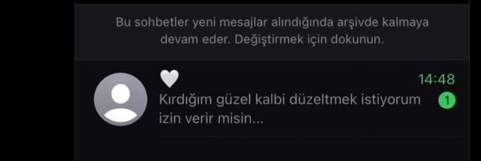 Şimdi size böyle bir mesaj gelse naparsınız?