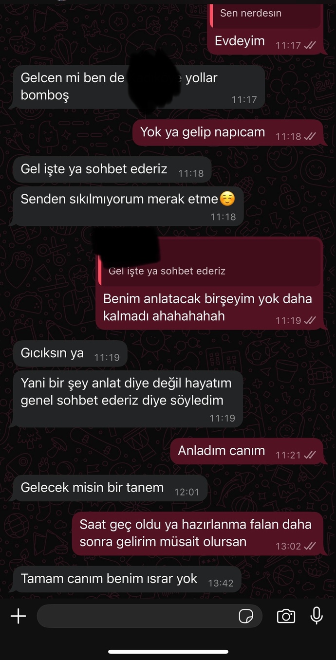 Ne cevap vereyim?