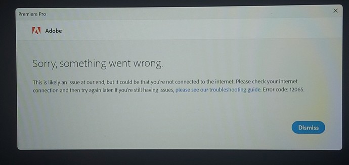 Adobede böyle bir hata alıyorum ne yapmam lazım?