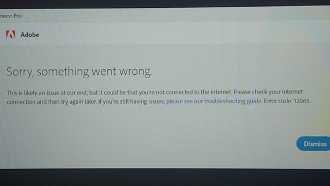 Adobe'de böyle bir hata alıyorum ne yapmam lazım?