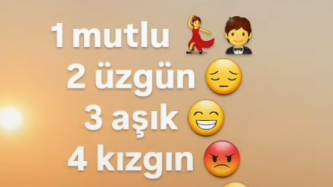 Şu an modun nasıl?