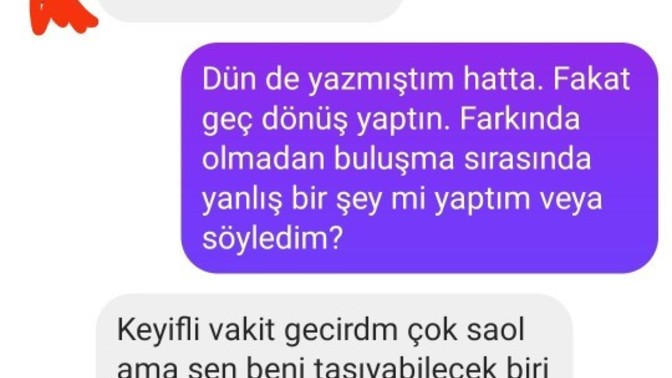 Hanımlar yanıt verir misiniz? Nedir bu "sen beni taşıyabilecek biri değilsin" konusu?