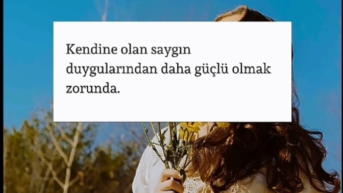 Duygularınızmı yoksa özsaygınızmı daha değerlidir?