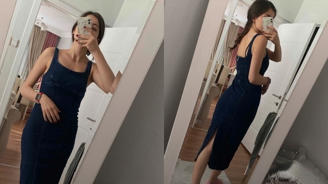 Kot elbisemi yeni aldım, güzel olmuş mu yoksa olmamış mı?