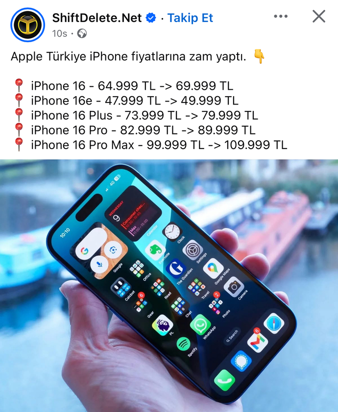 Apple Türkiye’deki ürünlerine zam yaptı siz ne düşünüyorsunuz?