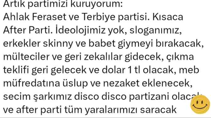 Partiyi kursam oy verir misiniz 🥳🥳 ?