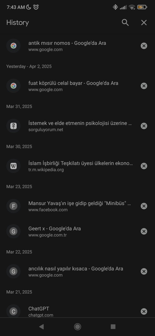 En son ne arattınız?