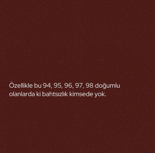 Kaç dogumlusunuz?