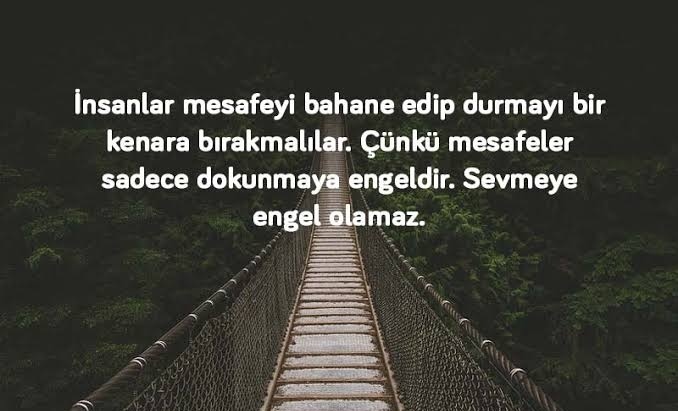 Sevdiğiniz için en uzak ne kadar mesafe gidersiniz?