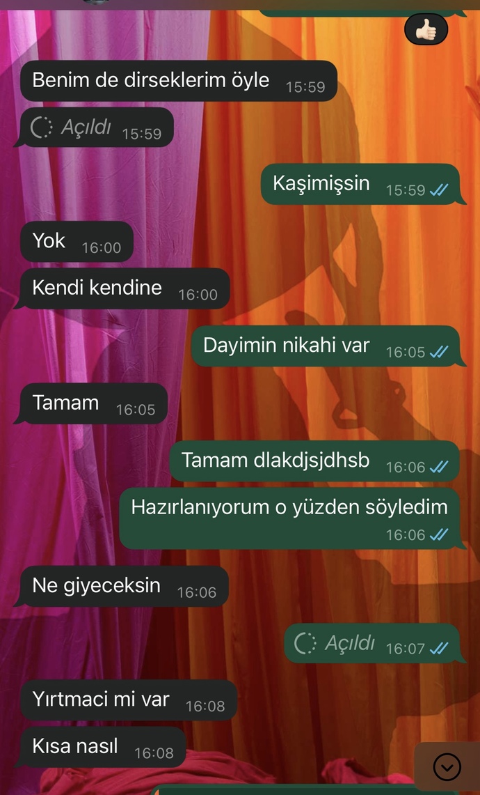Eski sevgilimle sohbet ediyoruz çok mu sıkıcı konuşmuşuz?