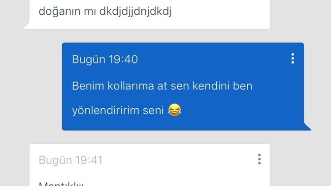 Şu mesajdan siz olsaydınız ne anlardınız?