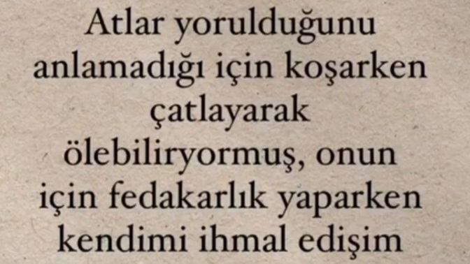 Başkaları için kendinizi ihmal edecek kadar fedakarlık yaptınız mı hiç?