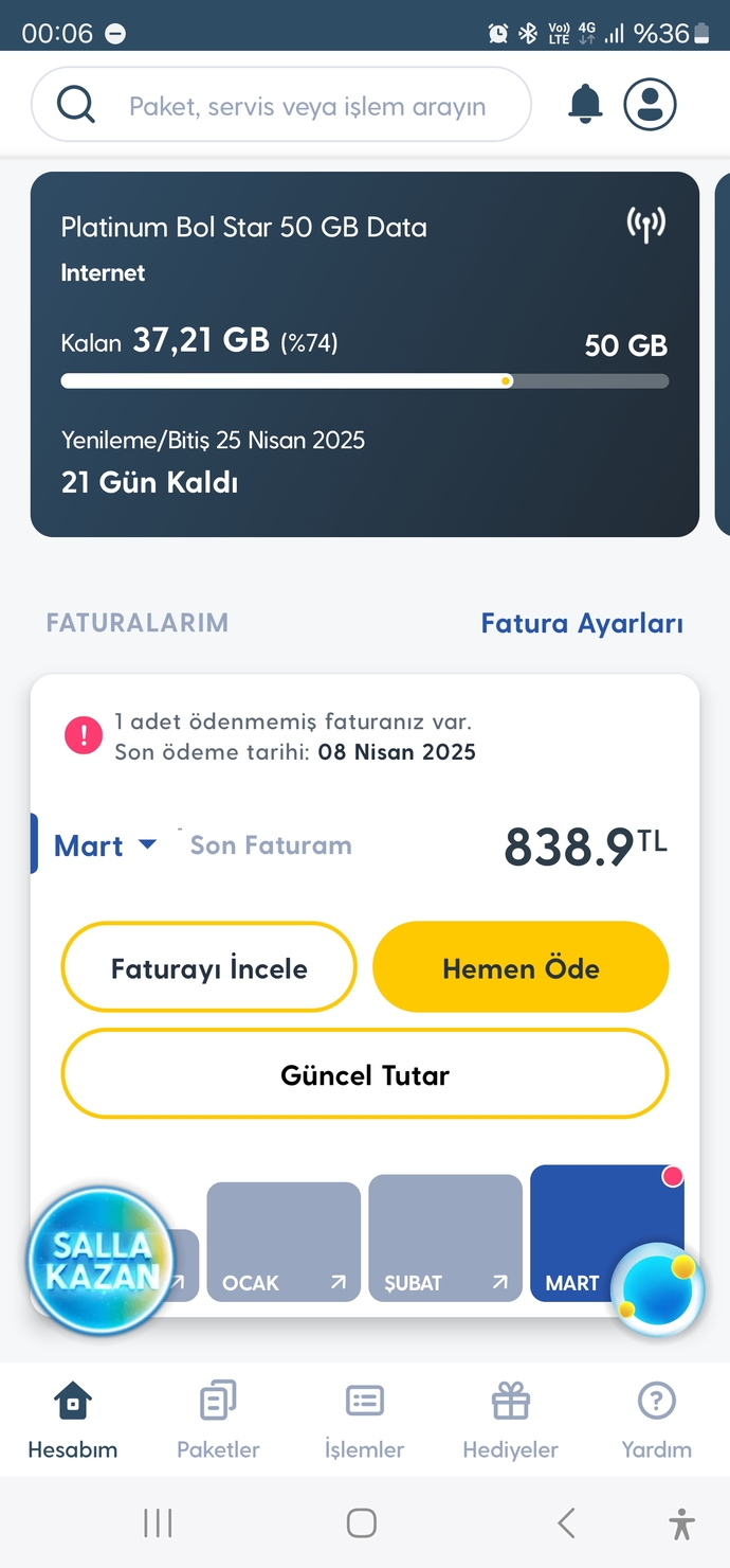 Aylık ne kadar telefon faturası ödüyorsunuz?