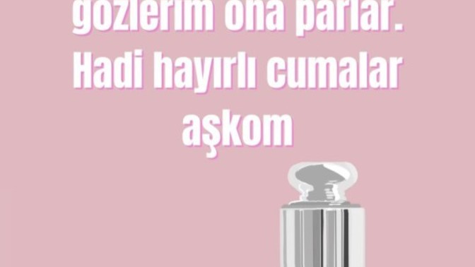 Hayırlı cumalar herkese, cuma mesajı aldınız mı bugün?