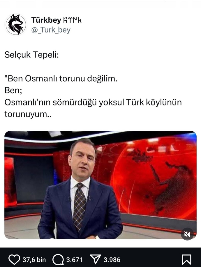 Türkcü olup osmanliyi somurgeci olarak gormek ne türlü bir mantığa dayanir?